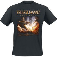 Feuerschwanz T-Shirt - Fegefeuer - S bis 3XL - für Männer - Größe XL - schwarz  - Lizenziertes Merchandise! von Feuerschwanz