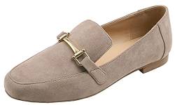 Feversole Damen Fashion Trim Deco Loafer Hausschuhe, D'orsay Loafer von Feversole