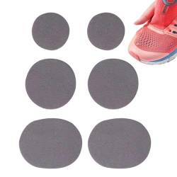 Feziwurs Mesh Schuhe Loch Reparatur Selbstklebend Sneaker Loch Vamp Reparatur Aufkleber Schuh Loch Reparatur Patch, Selbstklebend Sneaker Heel Repair Patch, grau, Refer to von Feziwurs