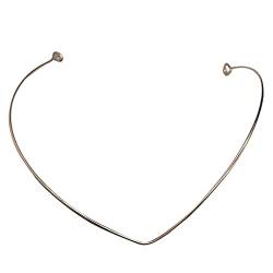 Glatte Metall-Stirnbänder, blanko, Metall-Stirnbänder, Schmuck, Handwerk, Drahtrahmen, Haarband für Männer und Frauen, Haar-Accessoire von Fhsqwernm