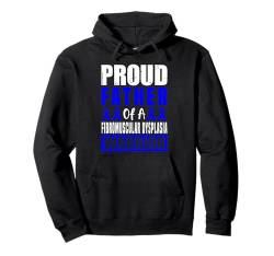 Blaues Band zur Unterstützung von Fibromuskulärer Dysplasie Pullover Hoodie von Fibromuscular Dysplasia Awareness Products (Lwaka)