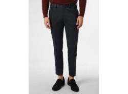 Finshley & Harding London Baukasten-Hose Herren Slim Fit meliert, petrol von Finshley & Harding