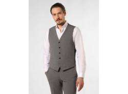 Finshley & Harding London Baukasten-Weste Herren Slim Fit meliert, grau von Finshley & Harding