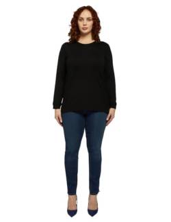 Fiorella Rubino: Pullover aus ECOVERO Viskose Schwarz L Spring Summer 24 von Fiorella Rubino