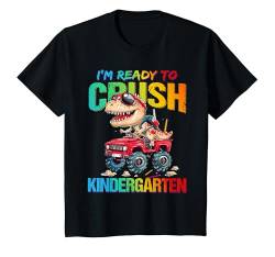 Kinder Crush Kindergarten Dinosaur Tee Back to School T-Rex Boys T-Shirt von First Day of School T-Shirt Back to School Gifts