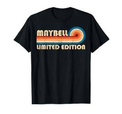 MAYBELL First Name Funny Retro Vintage Birthday T-Shirt von First Name Cool Given Name Gift Ideas