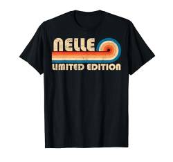 NELLE First Name Funny Retro Vintage Birthday T-Shirt von First Name Cool Given Name Gift Ideas