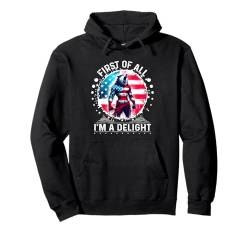 First Of All I m a Delight T-Shirt Werwolf Shirt Angry Wolf Pullover Hoodie von First Of All I m a Delight Tshirt Sarcastic