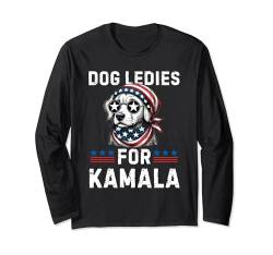 Vintage-Hundedamen für Kamala Funny President Kamala 2024 Langarmshirt von First Women Kamala President 2024 For Women Men