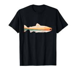 Art Camping Natur Outdoor Alaska Lachs Angeln T-Shirt von Fisherman Fishing Gift for Men & Women