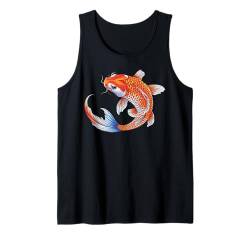 Koi Fish Japan Ästhetische Kawaii Anime Grafik Tank Top von Fishing 365