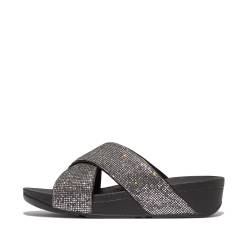 Sandalen für Damen FitFlop Lulu Cross Slide - Glitterball von FitFlop