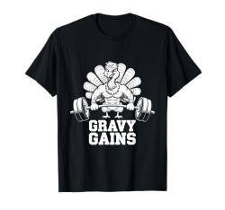 Lustige Thanksgiving-Truthahn-Soße gewinnt Motivation Gym Workout T-Shirt von Fitness Training Bodybuilding Men Women Tees Gifts