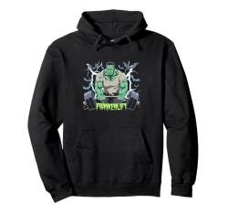 Frankenstein Monster Halloween-Fitness-Workout im Anime-Stil Pullover Hoodie von Fitness Training Halloween Costume Men Women Tees