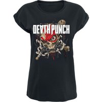 Five Finger Death Punch T-Shirt - AfterLife - S bis 3XL - für Damen - Größe L - schwarz  - Lizenziertes Merchandise! von Five Finger Death Punch