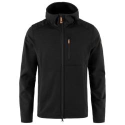 Fjällräven - Keb Fleece Hoodie - Fleecejacke Gr S schwarz von Fjällräven