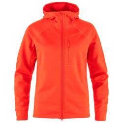 Fjällräven - Women's Abisko Grid Fleece Hoodie - Fleecejacke Gr L rot von Fjällräven