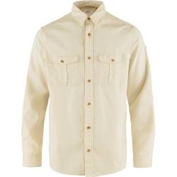 Fjallraven 87208-113 Övik Travel Shirt LS M Shirt Herren Chalk White Größe M von Fjällräven