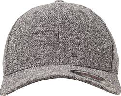 Flexfit Unisex 6355-Flexfit Melange Cap Kappe, dk.heathergrey, S/M von Flexfit