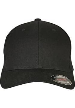 Flexfit Unisex V Cotton Twill Cap Baseballkappe, Black, 54 von Flexfit