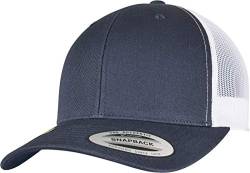 Flexfit Unisex 6606RT-YP Classics Recycled Retro Trucker Cap 2-Tone Baseballkappe, Navy/White, one Size von Flexfit