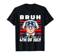 Boys Bruh It's 4Th Of July 2024 George Washington Bruh Kids T-Shirt von Flo Design 4th Of July Outfits