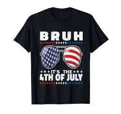 Boys Bruh It's 4Th Of July Bruh American Bruh Kids T-Shirt von Flo Design 4th Of July Outfits