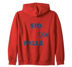 Blumenstadt Vereinigte Staaten - Sioux Falls Kapuzenjacke von Floral Sioux Falls Gift For Men,Women & Summer