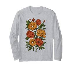 Frauen Blumen Floral Designs Mädchen Frauen Sommer Wildblume Langarmshirt von Floral and Flowers Designs