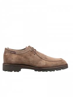 Floris van Bommel Derby Floris Casual Taupe Suede von Floris van Bommel