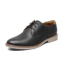 Florsheim Herren Herington Plain Toe Oxford, Schwarz (Black Crazy Horse), 44 EU von Florsheim