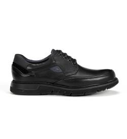 Fluchos für Herren. F0248_GRAS_NEC1 Lederschuhe Celtic F0248 schwarz (43), Wohnung, Schnürsenkel, Lässig von Fluchos