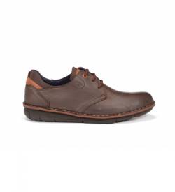 Fluchos für Herren. F0700_DESE_CAC1 Lederschuhe Alfa F0700 braun (44), Schnürsenkel, Lässig von Fluchos