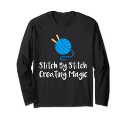Stitch by Stitch Creating Magic Garn Langarmshirt von Fontastic Fun