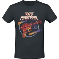 Foo Fighters T-Shirt - Ray Gun - S bis 3XL - für Männer - Größe M - schwarz  - Lizenziertes Merchandise! von Foo Fighters