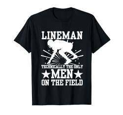 Lustige Lineman Art für Männer Jungen Trainer Fußballspieler Linemen T-Shirt von Football Gift Football Usa Player Sport