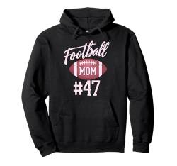 Fußball Mama #47 Lustiges Mutter Frau Touchdown Mädchen Sohn Spiel Pullover Hoodie von Football Mom Love Apparel