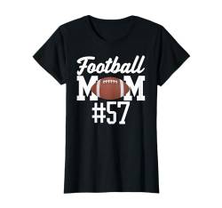 Fußball Mama #57 Lustiges Mutter Frau Touchdown Mädchen Sohn Spiel T-Shirt von Football Mom Touchdown Tees