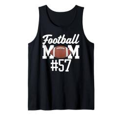 Fußball Mama #57 Lustiges Mutter Frau Touchdown Mädchen Sohn Spiel Tank Top von Football Mom Touchdown Tees