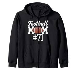 Fußball Mama #71 Lustiges Mutter Frau Touchdown Mädchen Sohn Spiel Kapuzenjacke von Football Mom Touchdown Tees