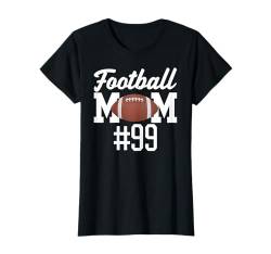 Fußball Mama #99 Lustiges Mutter Frau Touchdown Mädchen Sohn Spiel T-Shirt von Football Mom Touchdown Tees