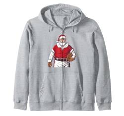 Weihnachtsmann Fußball Weihnachten für Kinder Jungen Herren Xmas Fußball Kapuzenjacke von Football Santa Christmas