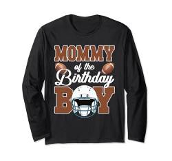 Mama des Geburtstags, für Jungen, Fußballparty, Familienpaarung Langarmshirt von Football Touchdown Birthday Kids Outfit