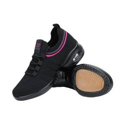 Tanzschuhe Damen line dance,Tanzschuhe,tanzsneaker Damen,Jazz latein Tanzschuhe,Frauen,Geteilte Sohle,Luftkissen,atmungsaktiv,Leicht,für Sport,Wandern,Fitness,Fitnessstudio,Tanzen von ForceRoute