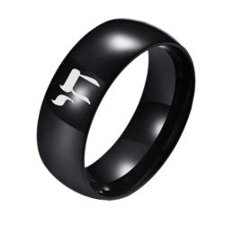 Jüdische Hebräische Chai Spinner Ring Anhänger mit Halskette Kette für Frauen Männer Teens Edelstahl Judentum Amulett Symbol des Lebens Drehbarer Ring Religiöse Hebräische Wörter Graviert Schmuck,#12 von ForeverWill