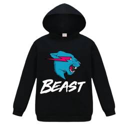 Forlcool Berühmte YouTube Gamer Esprots Logo bedruckte Hoodies Youtube Game Lightning Katzenoberteil für Jungen 3-13 Jahre Sportbekleidung, Schwarz , 7-8 Jahre von Forlcool