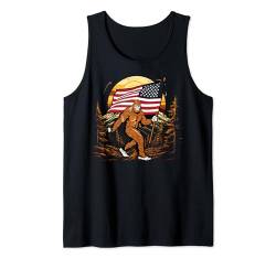 Bigfoot Sasquatch Adventure Camping Lustiges Zitat Tank Top von Forrest Nature Bigfoot Design Idea