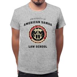 University of American Samoa Law School Klassisches Herren-T-Shirt mit Rundhalsausschnitt Grau Large von Forsca