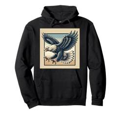 Amerikanische Flagge Weißkopfseeadler Shirt Patriotischer USA Majestätischer Adler Pullover Hoodie von Four Elements Gifts