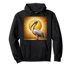 Lustiges Pelikan-Shirt, Küstenvogel, Kunst, Wildtiere, Ozean-Design Pullover Hoodie von Four Elements Gifts